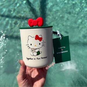 Starbucks x Hello Kitty Ceramic Mug With Silicone Lid